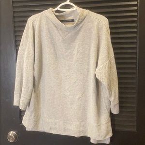 French connection gray mock turtleneck